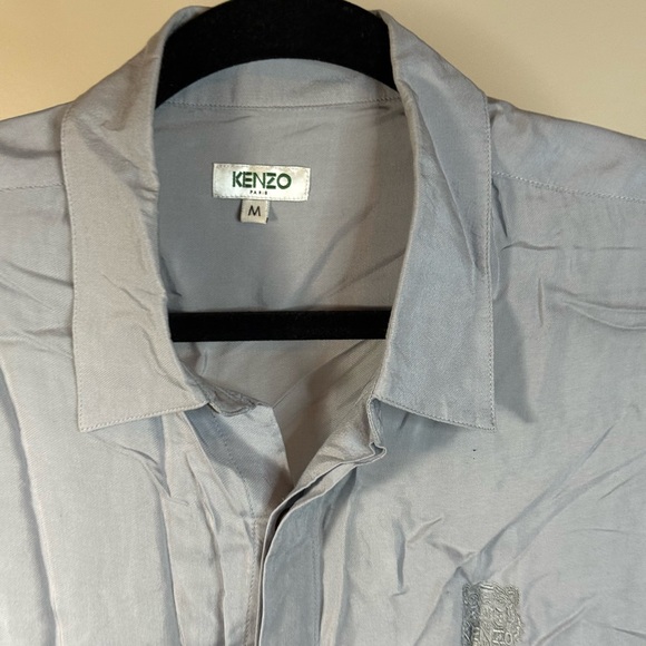 Kenzo Light Gray Button-Up Shirt - Picture 3 of 10